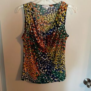 Top/ sleeveless multi color